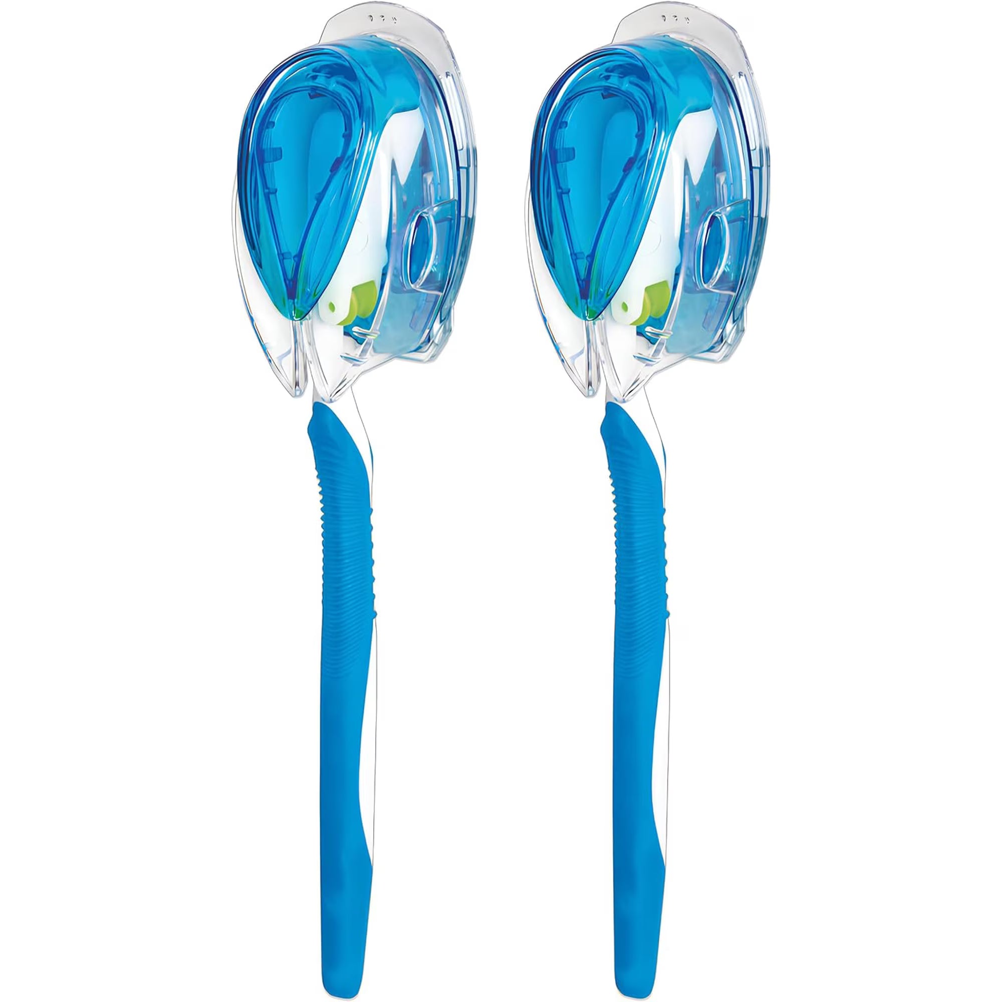 BRUSHGUARD Protège-Brosse à Dents, Capuchon et Support - Housse de Rangement Hygiénique (2, Bleu)