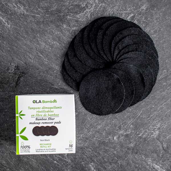 Refill - Makeup remover pads - Black