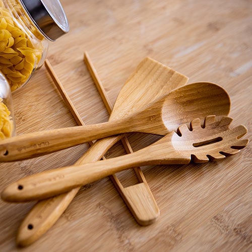 Reusable cooking utensils set