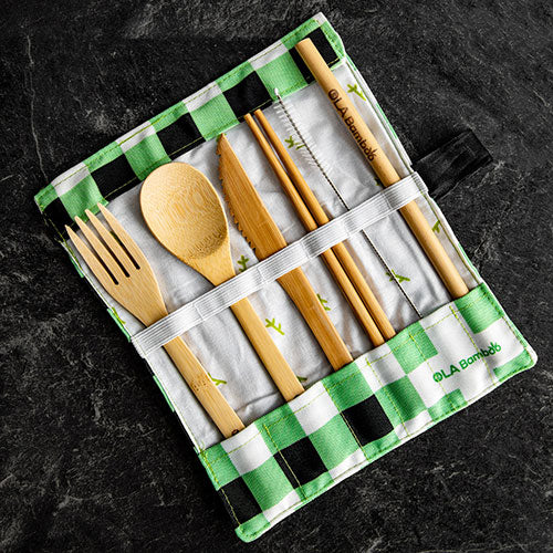 Zero Waste Kit with bamboo chopsticks